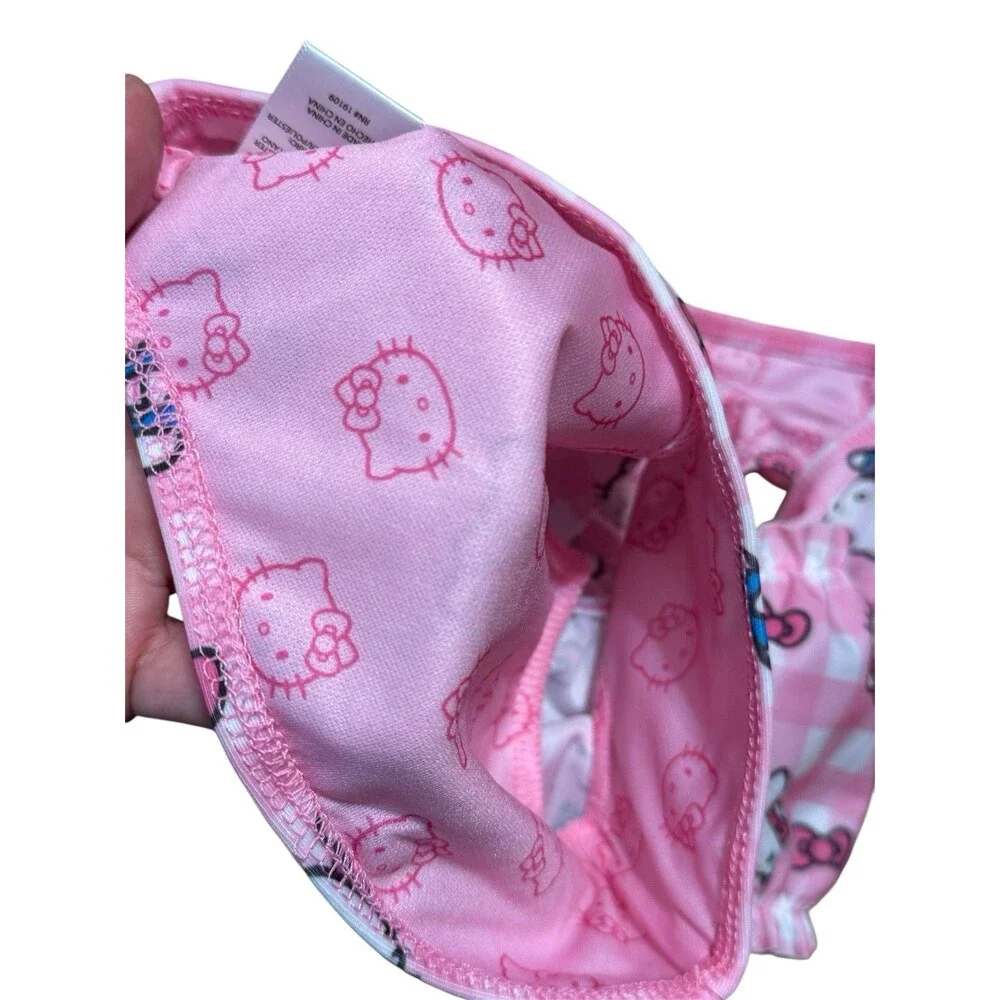 Sanrio Hello Kitty Girls 3 Pcs Swim Set With Hooded Cover Up Size 18 months NWT